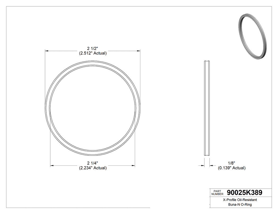 Technical drawing - 90025K389